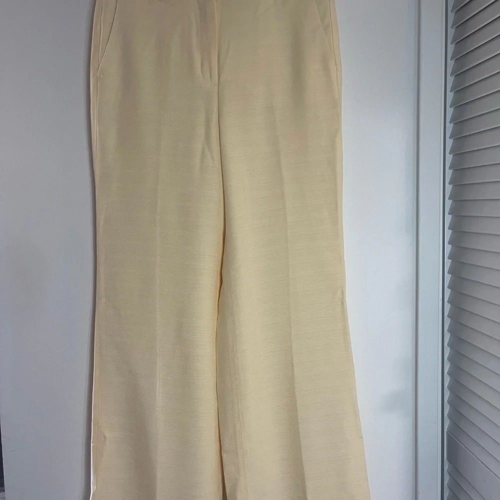 Elegant Cream Women's Pants